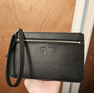 Kate Spade Black Wristlet